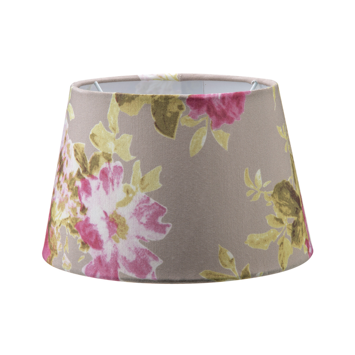 Image of Home sweet home lampenkap Flowers - grijs